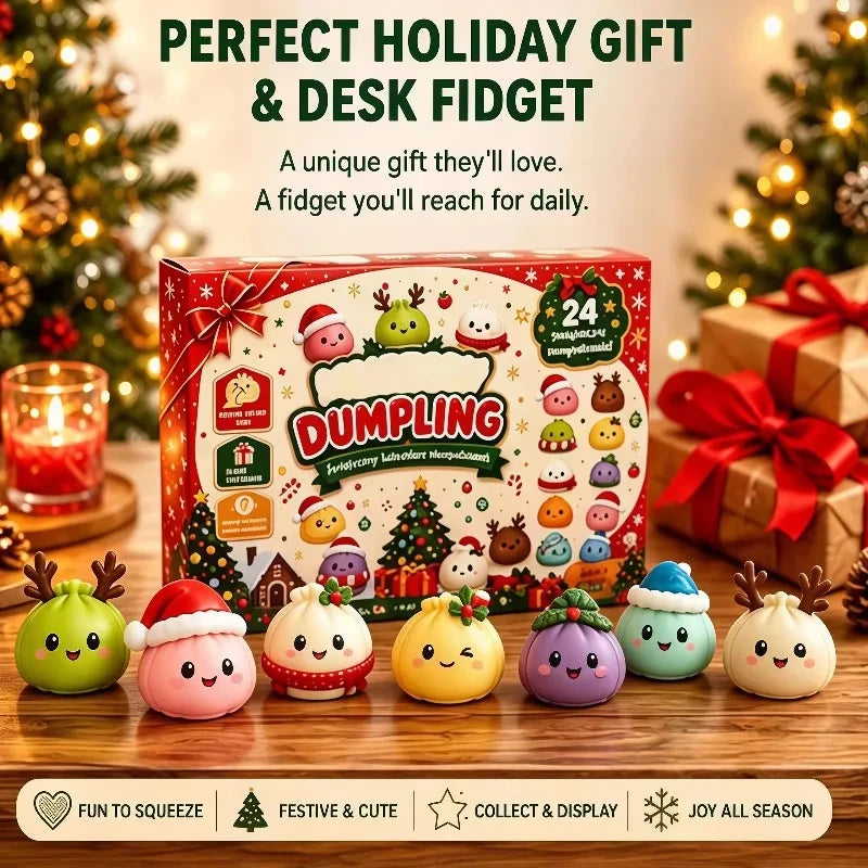 Christmas Countdown Calendar Squishy Blind Box