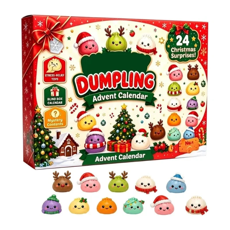 Christmas Countdown Calendar Squishy Blind Box